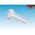 6 LOBE PAN TRS, FULL TRI-LOBE, H, T, ZINC & CLEAR, BAKE, WAX, SAE J81_1